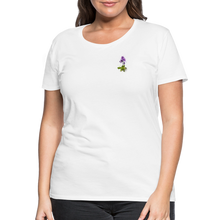 Load image into Gallery viewer, Carniflor Shirt - Floral Attraction (Backprint Women) - weiß
