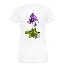 Load image into Gallery viewer, Carniflor Shirt - Floral Attraction (Backprint Women) - weiß
