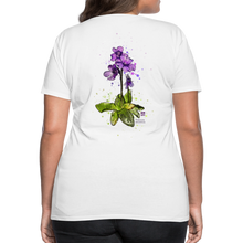 Load image into Gallery viewer, Carniflor Shirt - Floral Attraction (Backprint Women) - weiß

