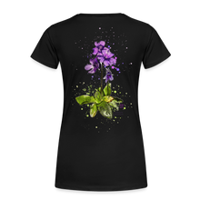 Load image into Gallery viewer, Carniflor Shirt - Floral Attraction (Backprint Women) - Schwarz
