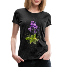 Laden Sie das Bild in den Galerie-Viewer, Carniflor Shirt - Floral Attraction (Frontprint Women) - Anthrazit
